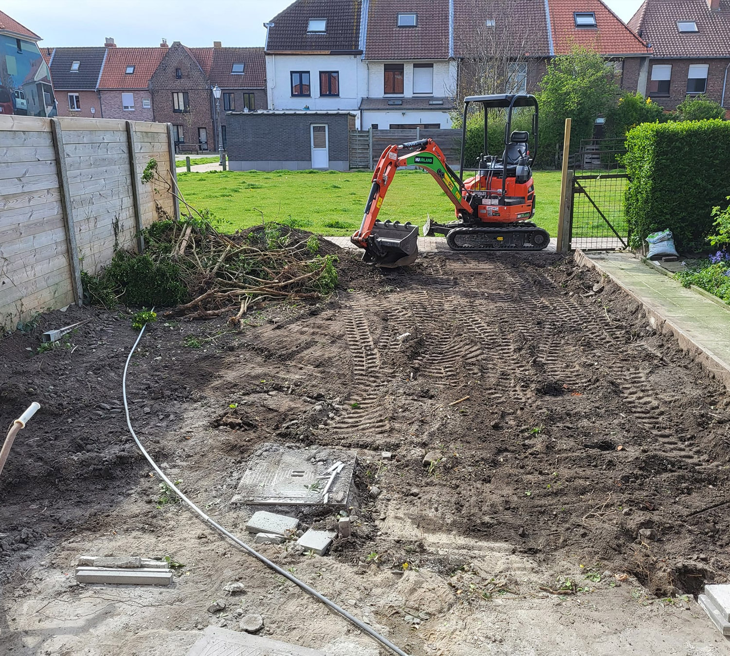 terras aanleggen